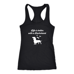 Dachshund T-shirt, hoodie and tank top. Dachshund funny gift idea.