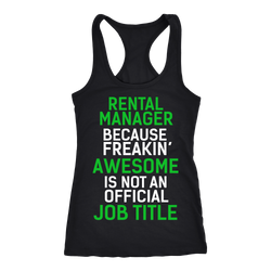 Rental Manager T-shirt, hoodie and tank top. Rental Manager funny gift idea.