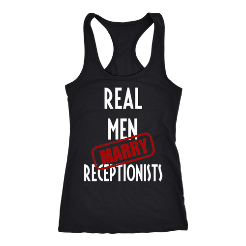 Receptionists T-shirt, hoodie and tank top. Receptionists funny gift idea.