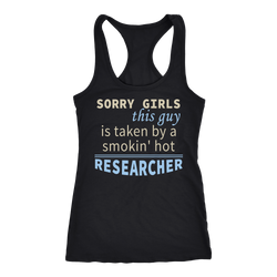 Researcher T-shirt, hoodie and tank top. Researcher funny gift idea.