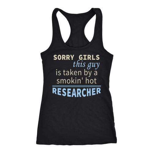 Researcher T-shirt, hoodie and tank top. Researcher funny gift idea.