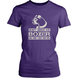 Boxer T-shirt - Do not judge my Boxer