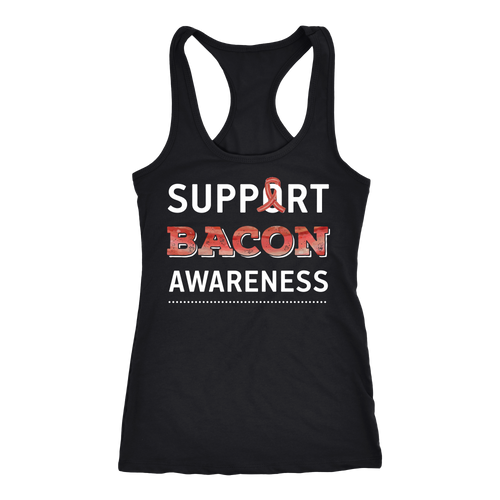 Bacon T-shirt, hoodie and tank top. Bacon funny gift idea.