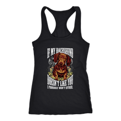 Dachshund T-shirt, hoodie and tank top. Dachshund funny gift idea.