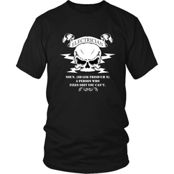 Electrician T-shirt - The definition of an electrician