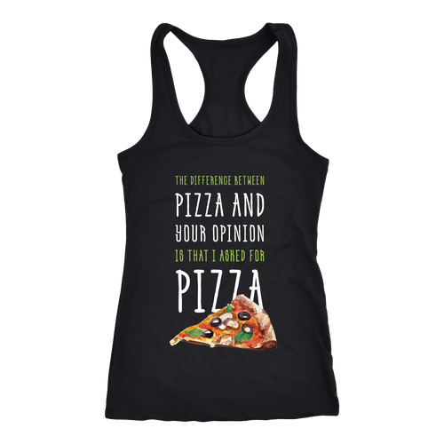 Pizza T-shirt, hoodie and tank top. Pizza funny gift idea.