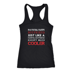 Football Player's T-shirt, hoodie and tank top. Football Player's funny gift idea.