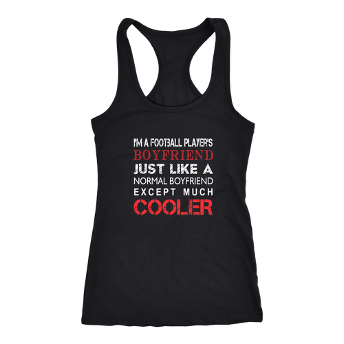 Football Player's T-shirt, hoodie and tank top. Football Player's funny gift idea.