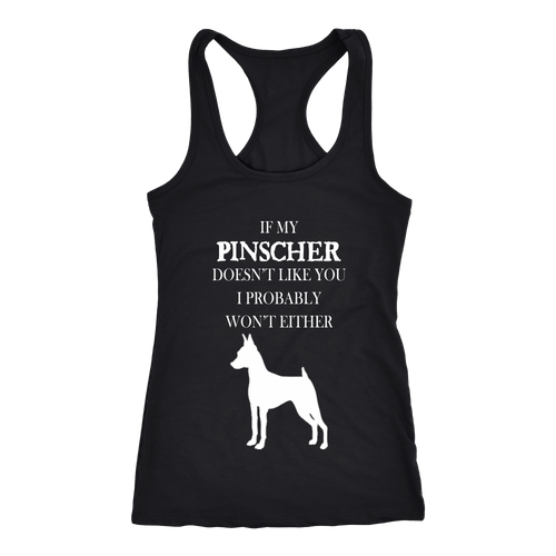 Pinscher T-shirt, hoodie and tank top. Pinscher funny gift idea.