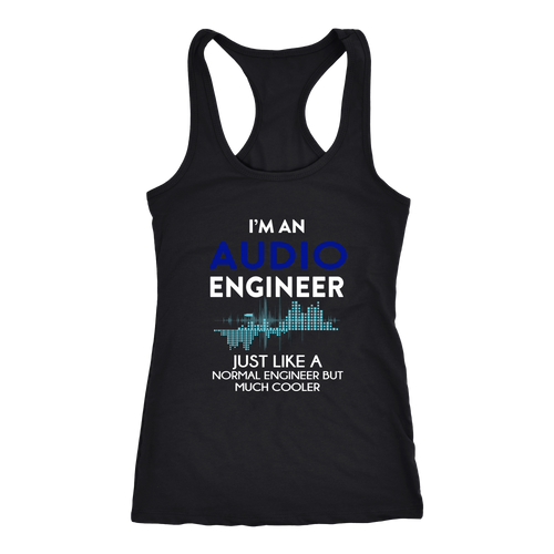 Audio Engineer T-shirt, hoodie and tank top. Audio Engineer funny gift idea.