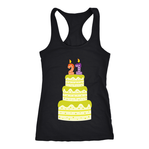 21st Birthday T-shirt, hoodie and tank top. 21st Birthday funny gift idea.