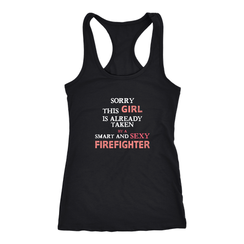 Firefighter T-shirt, hoodie and tank top. Firefighter funny gift idea.