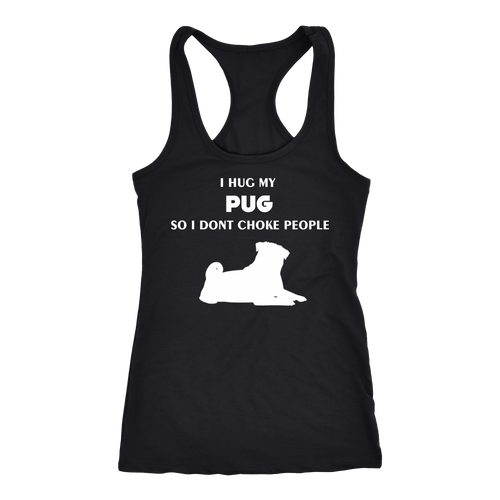 Pug T-shirt, hoodie and tank top. Pug funny gift idea.