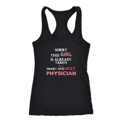 Physician T-shirt, hoodie and tank top. Physician funny gift idea.