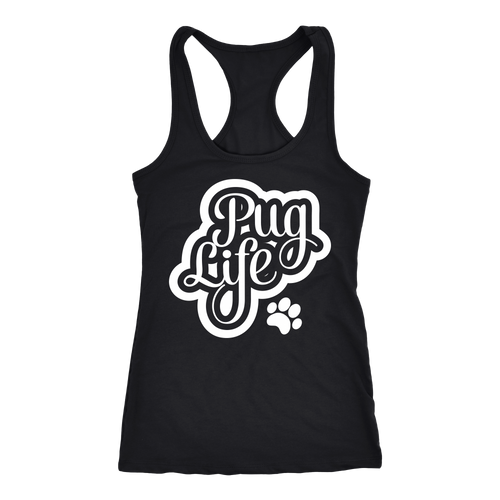 Pug T-shirt, hoodie and tank top. Pug funny gift idea.