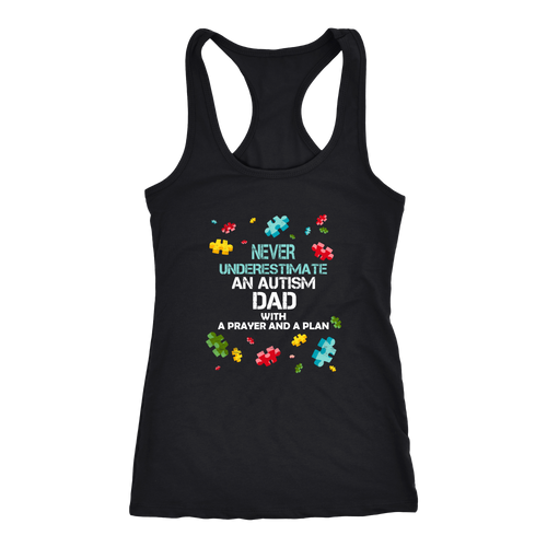 Autism Dad T-shirt, hoodie and tank top. Autism Dad funny gift idea.