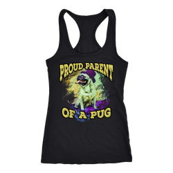 Pug T-shirt, hoodie and tank top. Pug funny gift idea.