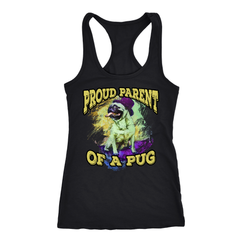 Pug T-shirt, hoodie and tank top. Pug funny gift idea.