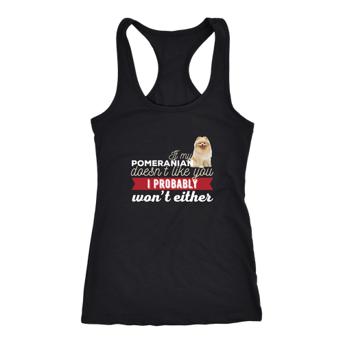 Pomeranian T-shirt, hoodie and tank top. Pomeranian funny gift idea.