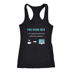 Programmer T-shirt, hoodie and tank top. Programmer funny gift idea.