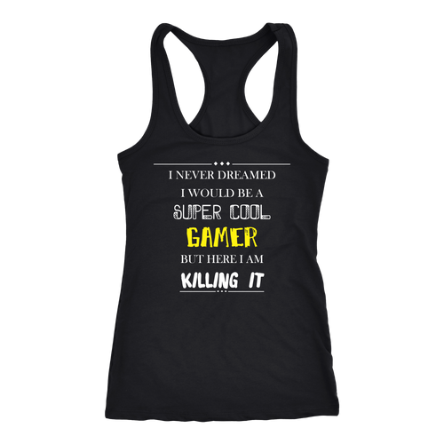 Gamer T-shirt, hoodie and tank top. Gamer funny gift idea.