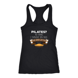 Pilates T-shirt, hoodie and tank top. Pilates funny gift idea.