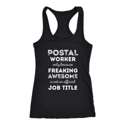 Postal Worker T-shirt, hoodie and tank top. Postal Worker funny gift idea.