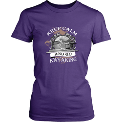 Kayaking T-shirt - Keep calm and go kayaking