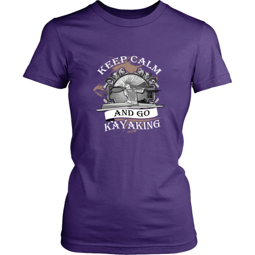 Kayaking T-shirt - Keep calm and go kayaking