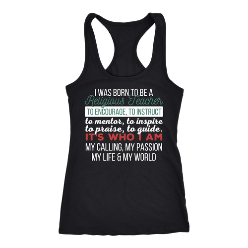 Religion Teacher T-shirt, hoodie and tank top. Religion Teacher funny gift idea.