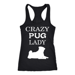 Pug T-shirt, hoodie and tank top. Pug funny gift idea.