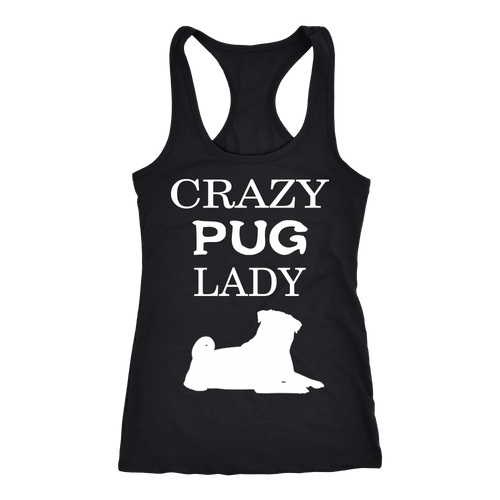 Pug T-shirt, hoodie and tank top. Pug funny gift idea.