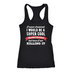 Resident Assistant T-shirt, hoodie and tank top. Resident Assistant funny gift idea.