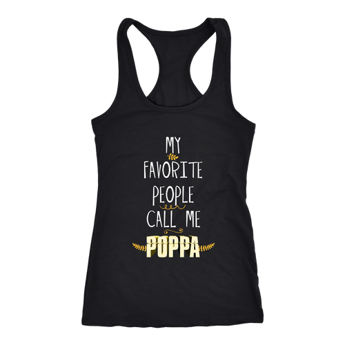 Poppa T-shirt, hoodie and tank top. Poppa funny gift idea.