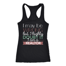 Realtor T-shirt, hoodie and tank top. Realtor funny gift idea.