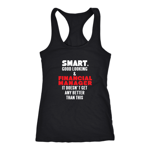 Financial Manager T-shirt, hoodie and tank top. Financial Manager funny gift idea.