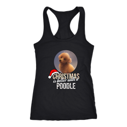 Poodle T-shirt, hoodie and tank top. Poodle funny gift idea.