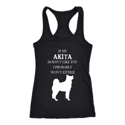 Akita T-shirt, hoodie and tank top. Akita funny gift idea.