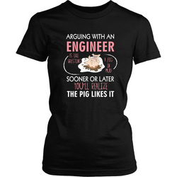 Chemical engineer T-shirt - Arguing with an engineer