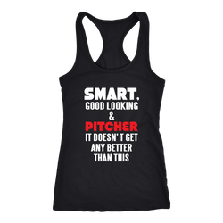 Pitcher T-shirt, hoodie and tank top. Pitcher funny gift idea.