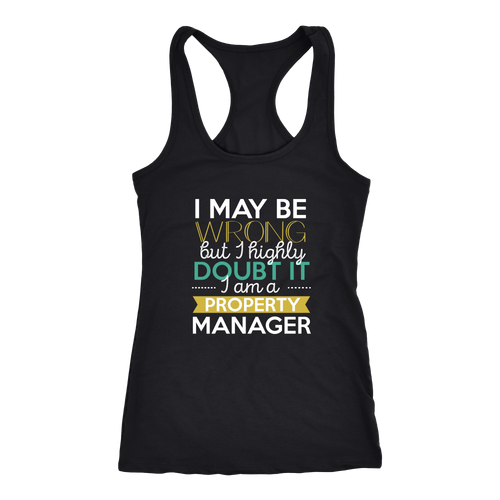 Property Manager T-shirt, hoodie and tank top. Property Manager funny gift idea.