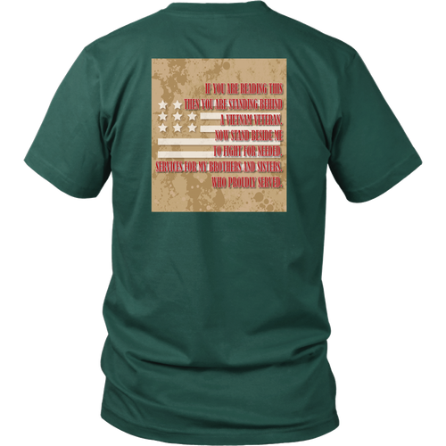 Veteran T-shirt - Vietnam veteran who served proudly