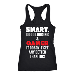 Gamer T-shirt, hoodie and tank top. Gamer funny gift idea.