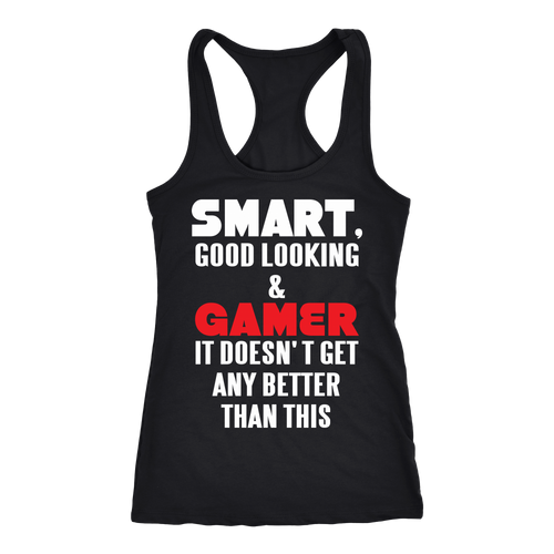 Gamer T-shirt, hoodie and tank top. Gamer funny gift idea.