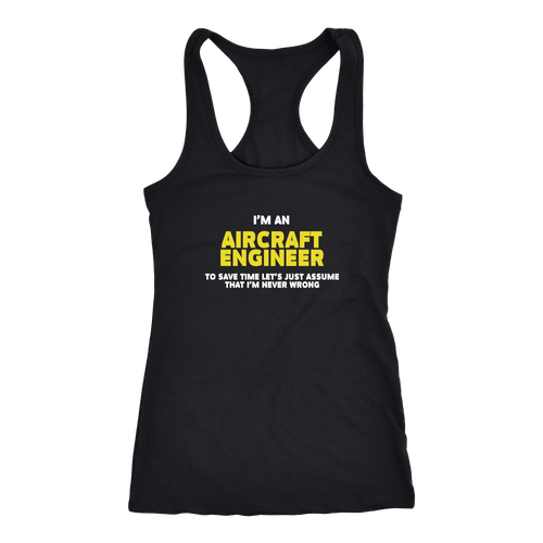 Aircraft Engineer T-shirt, hoodie and tank top. Aircraft Engineer funny gift idea.