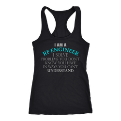 RF Engineer T-shirt, hoodie and tank top. RF Engineer funny gift idea.