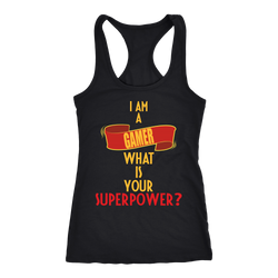 Gamer T-shirt, hoodie and tank top. Gamer funny gift idea.