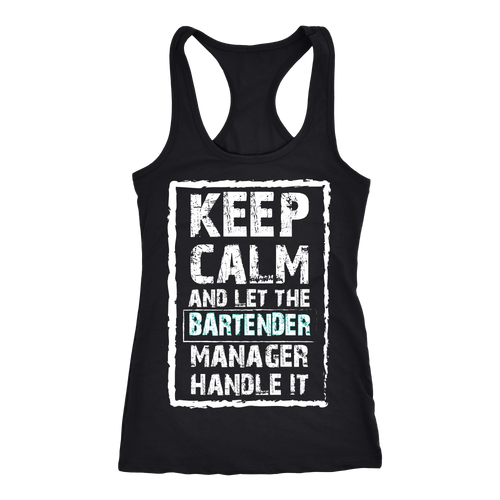 Bartender Manager T-shirt, hoodie and tank top. Bartender Manager funny gift idea.