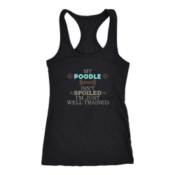 Poodle T-shirt, hoodie and tank top. Poodle funny gift idea.