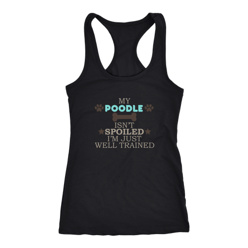 Poodle T-shirt, hoodie and tank top. Poodle funny gift idea.